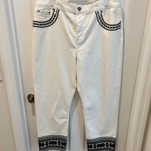 Pants, straight leg jeans, size 16/18